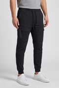 Men's Versatile Cargo Sweatpants - Black