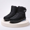 Men's Winter Faux Fur Lined Boots - Black