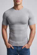 Men's Sleek Compression Shirt - Grey