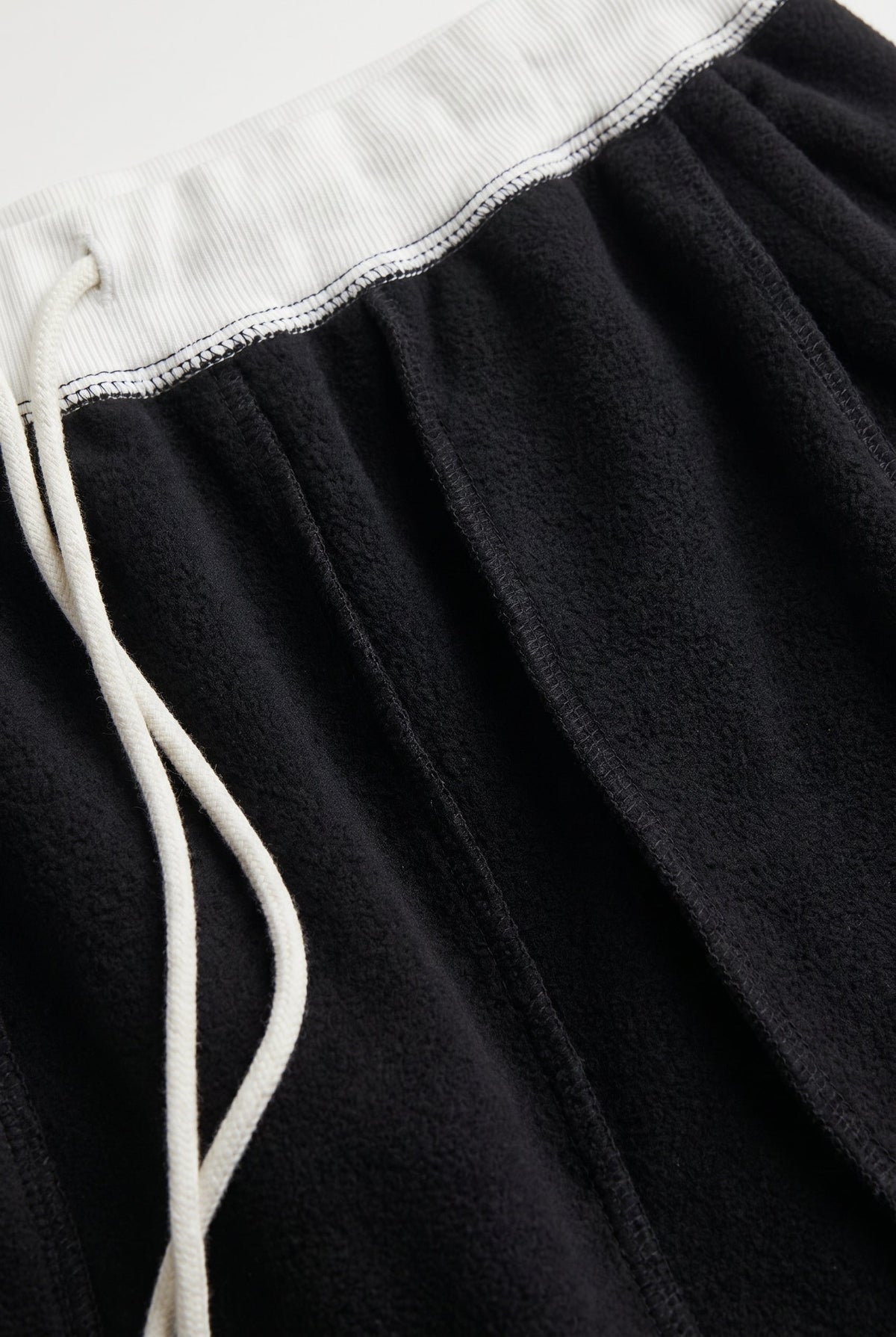 Women's Classic Wide-Leg Sweatpants - detail closeup