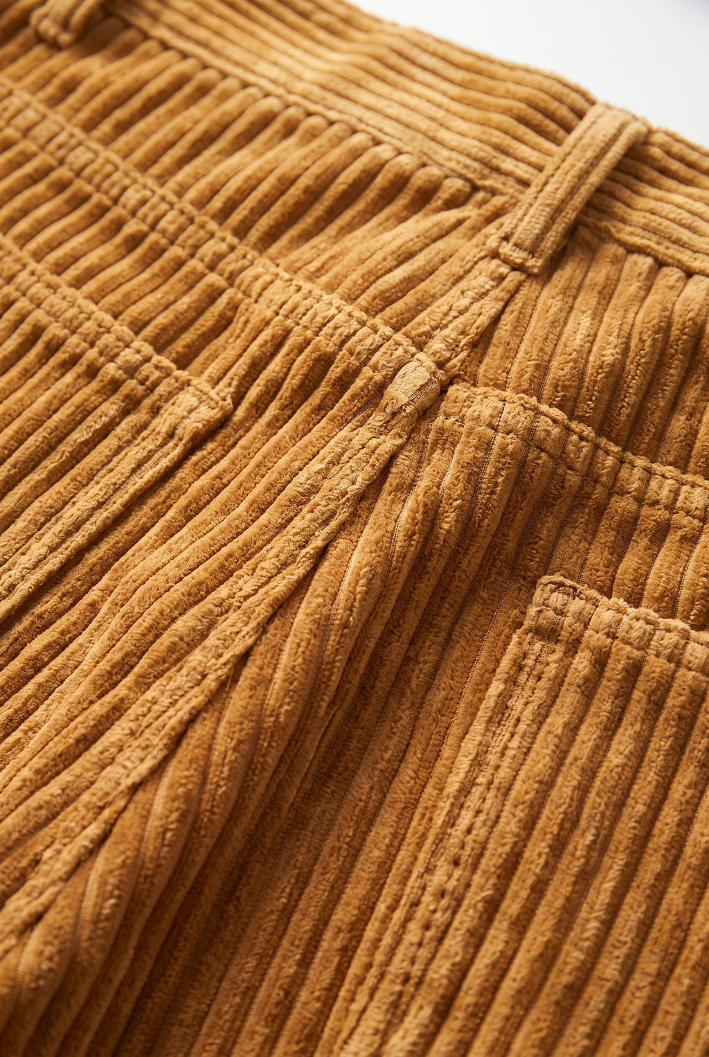 Men's Relaxed Fit Corduroy Pants - detail closeup