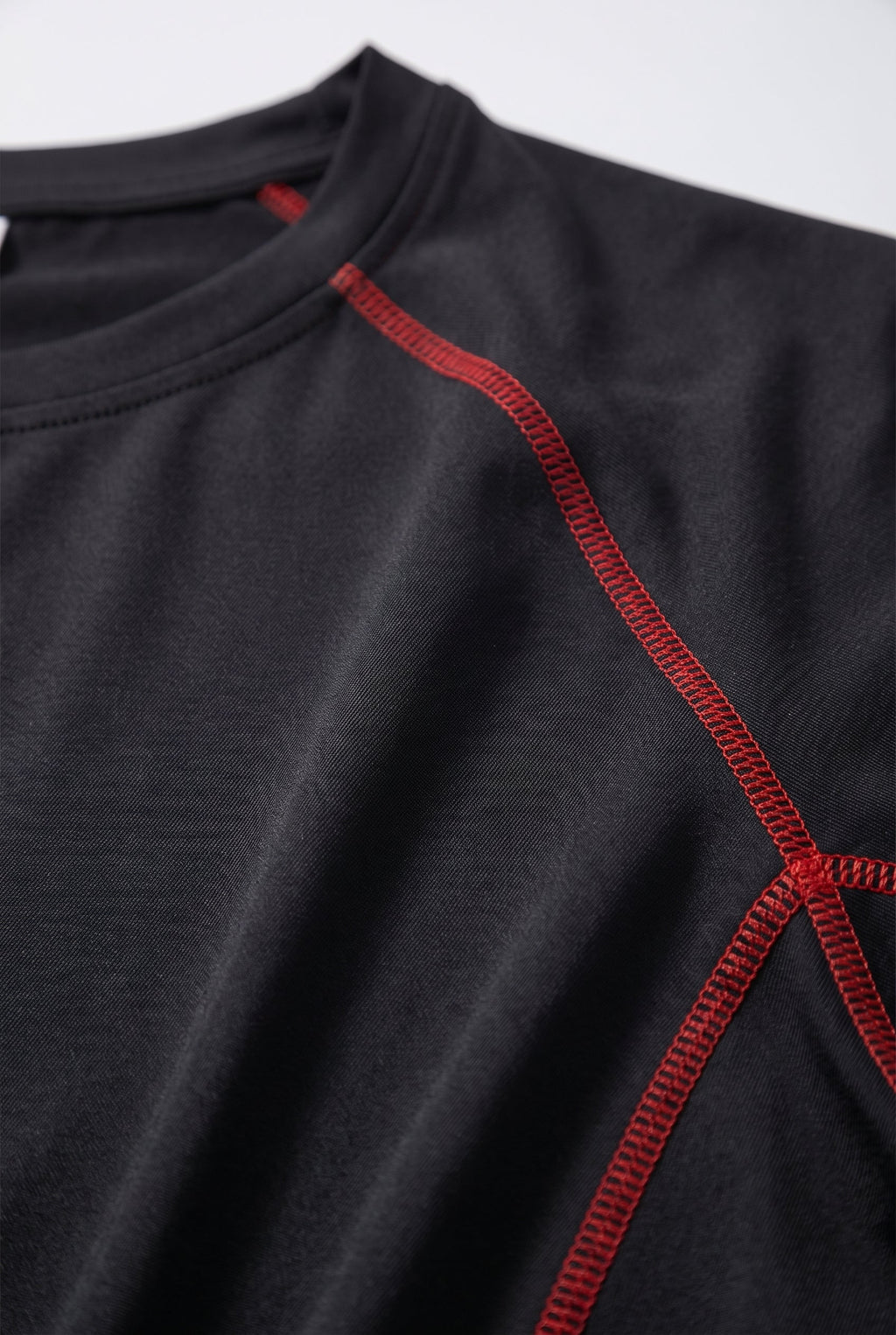 Men's Athletic Compression Shirt - detail closeup