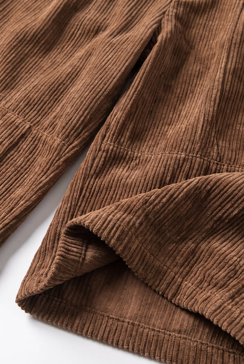 Men's Relaxed Corduroy Pants - detail closeup